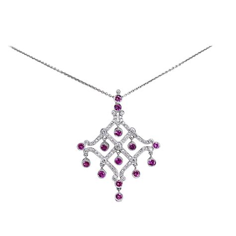 louis vuitton high pink sapphire necklace|Louis Vuitton pendants for women.